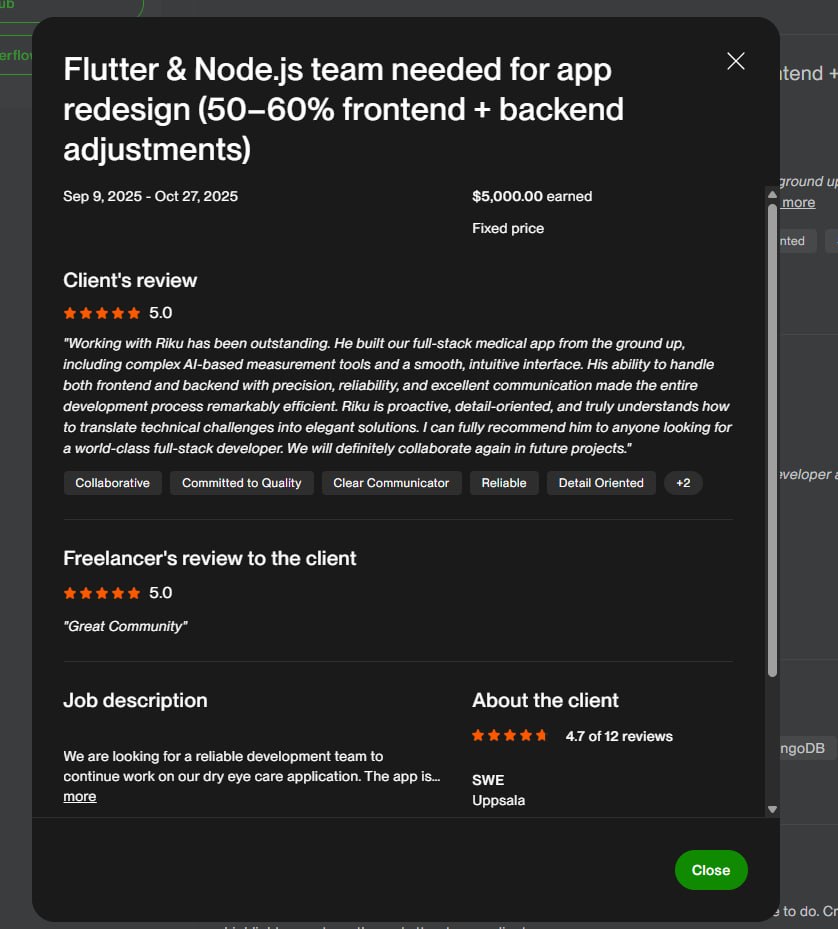 Riku Sato — Fullstack Mobile & Web Developer | Portfolio